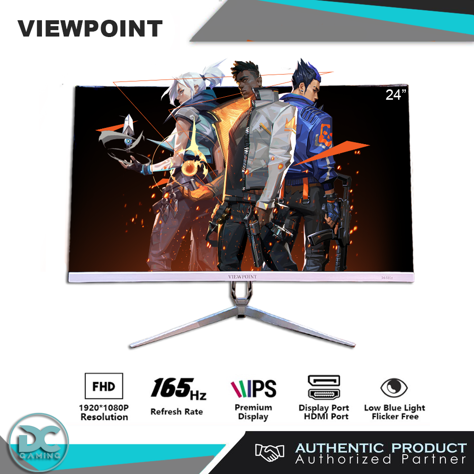 Viewpoint 24 White 165hz FHD Monitor 2418s 